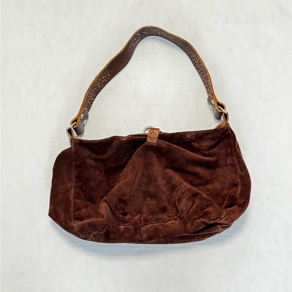 Tyler Malibu Suede Brown shoulder bag - Picture 1 of 16